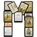 EBOOKS letter M design