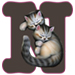 Kittens letter N