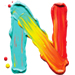 Paint type letter N