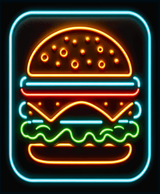 NEON PICTURE PATTERNS 