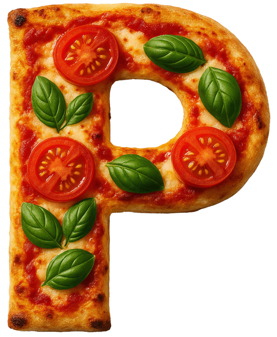 MARGHERITA PIZZA LETTERS 