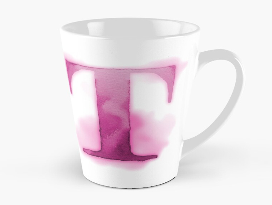Pink Watercolor Mugs