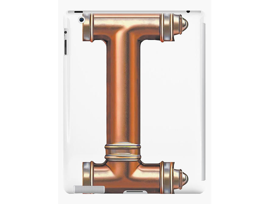 Pipes letter phone case