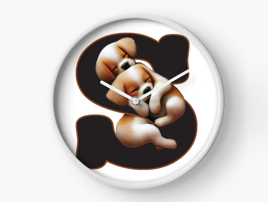 Puppies clock