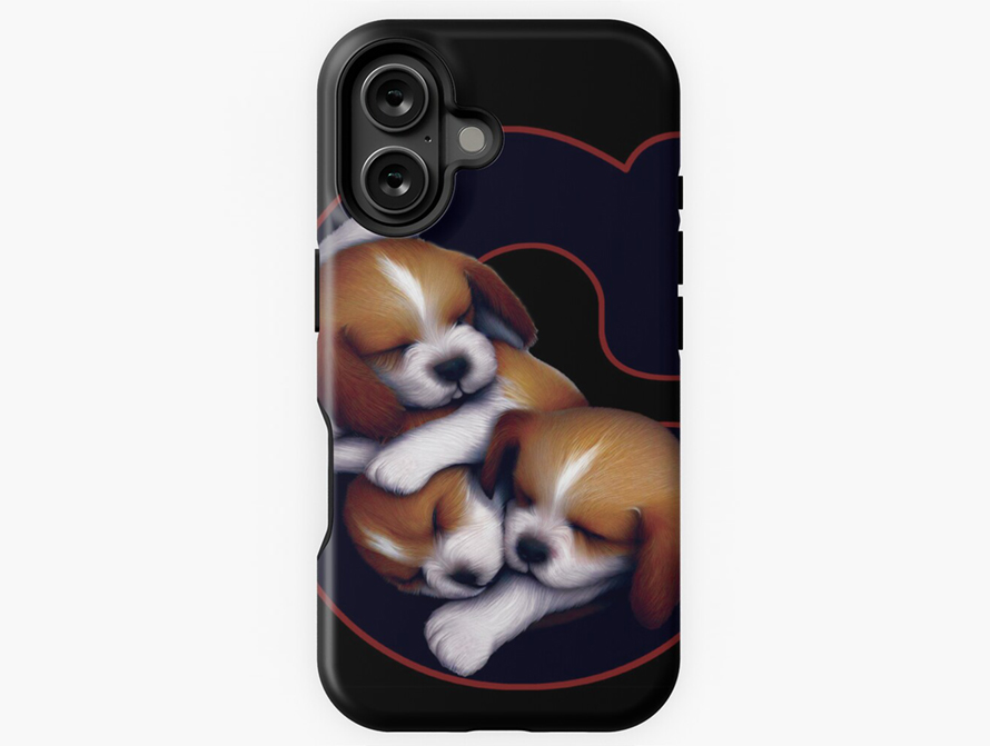 Puppies letter phone case