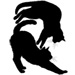 Blackcats type letter R