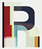 Modern type letter R