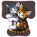 Kittens letter T