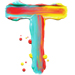 Paint type letter T