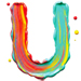 Paint type letter U