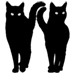 Blackcats type letter W