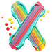 Paint type letter X