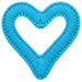yarn knitted heart